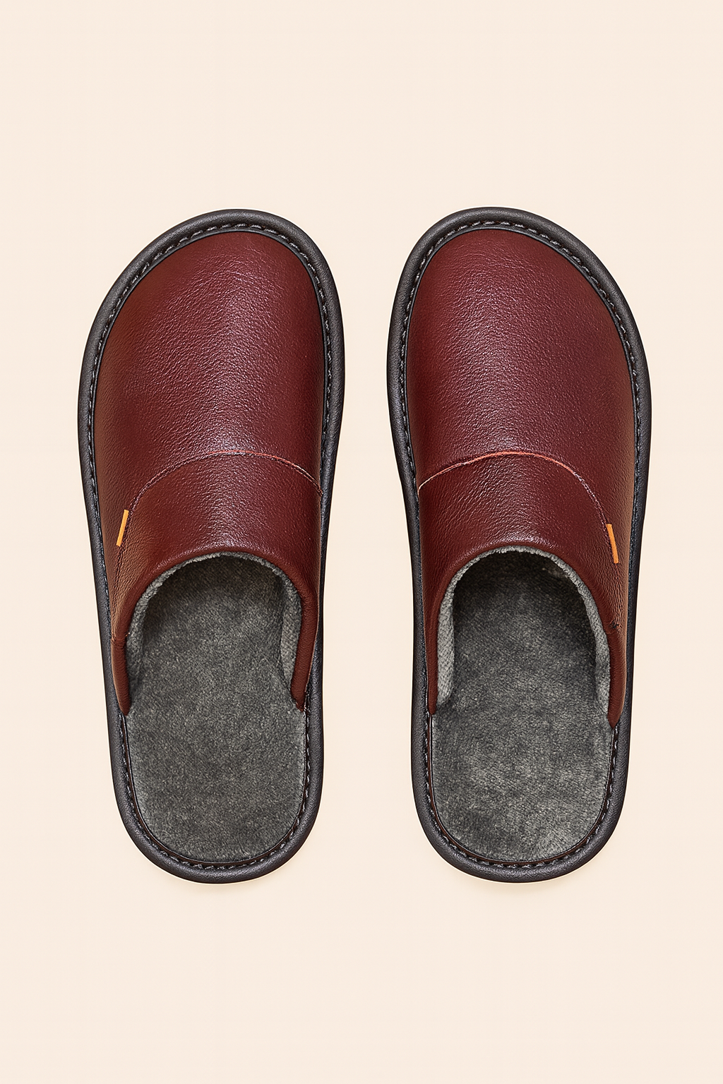 Non-Slip Comfort Genuine Leather Indoor Slippers