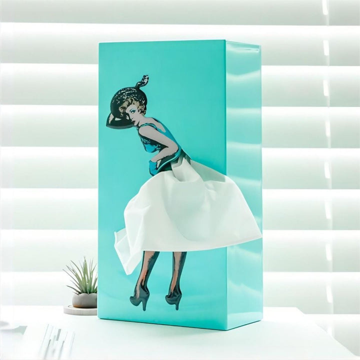 Flying Skirt Tissue Box