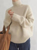 Luxe Cashmere Turtleneck Sweater for Women