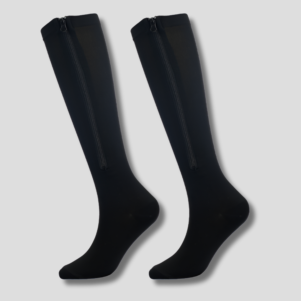 Comfortable Support Stockings with Zipper – Easy Relief for Tired Legs