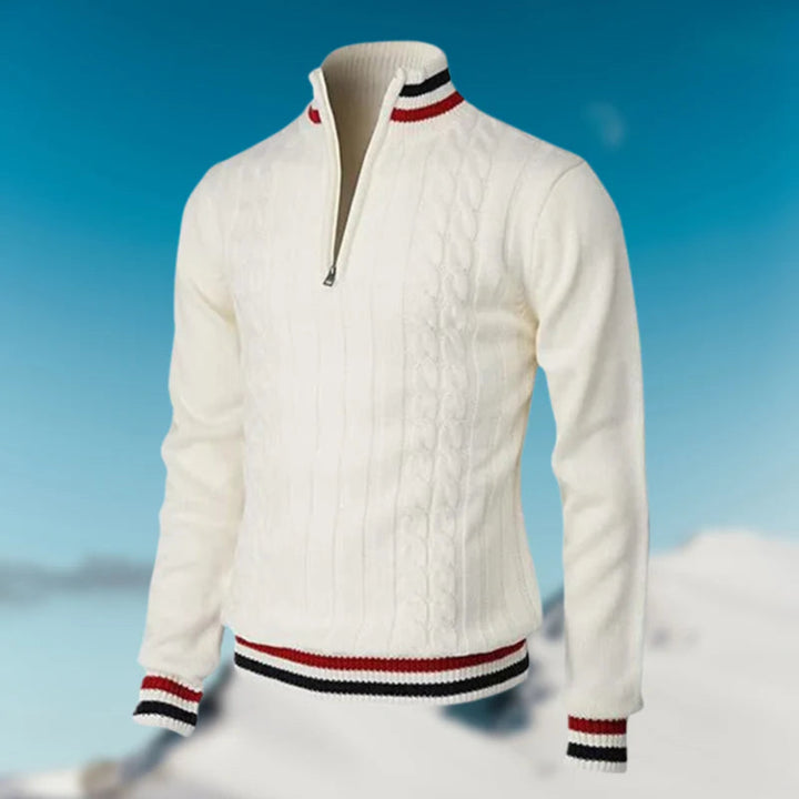 Elegant Men’s Sweater with Collar