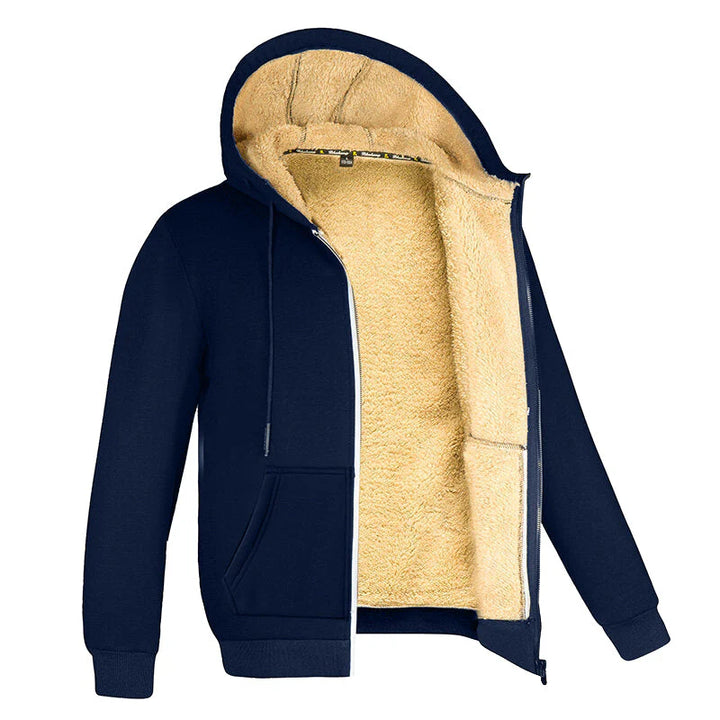 Men’s Fleece Pullover with Fur Lining