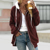 Women's Plush Hooded Jacket – Cozy Warmth & Everyday Style
