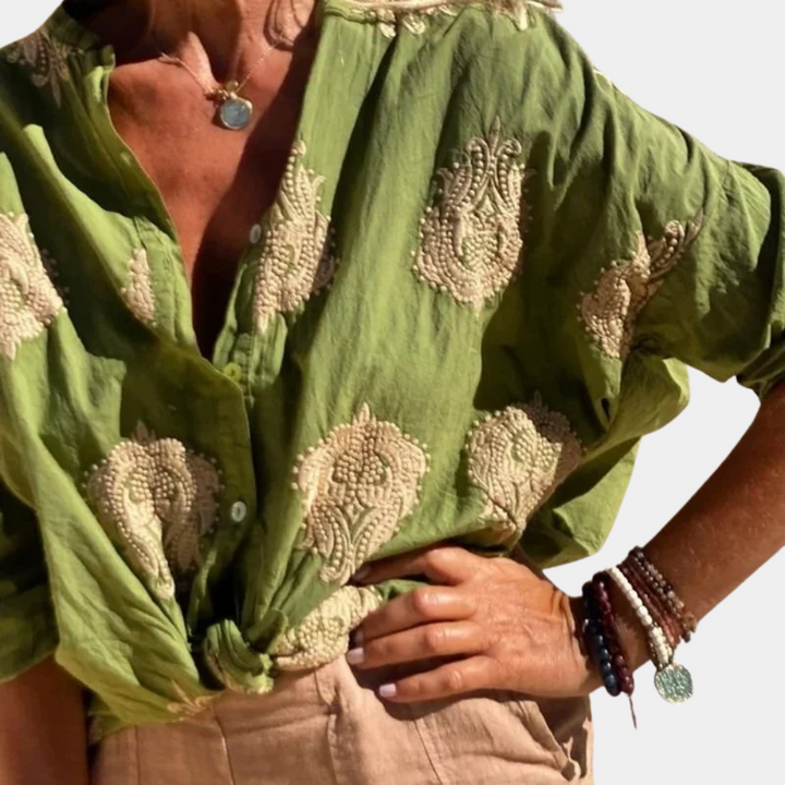 Noor Top in Cocoa