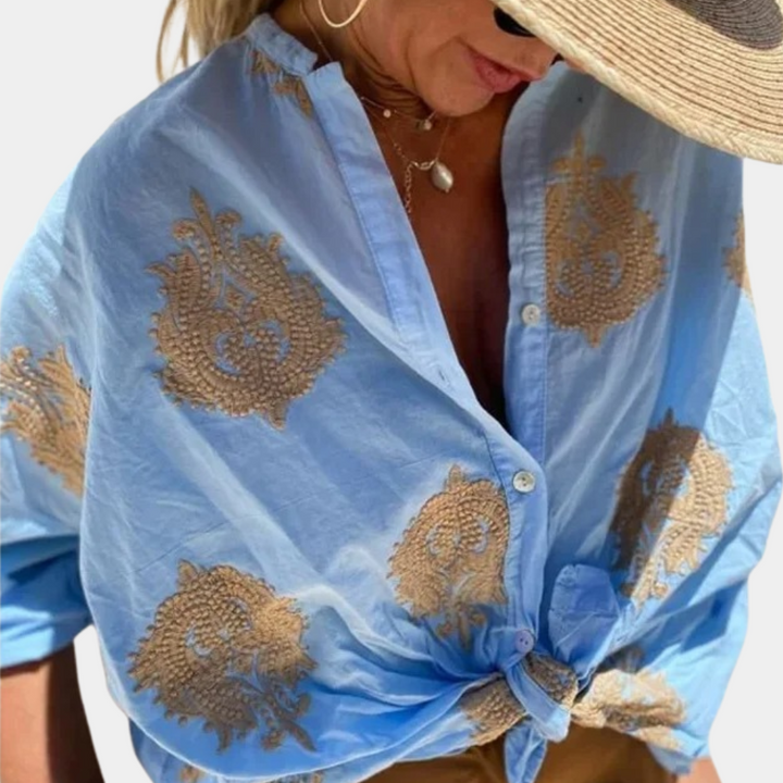 Noor Top in Cocoa