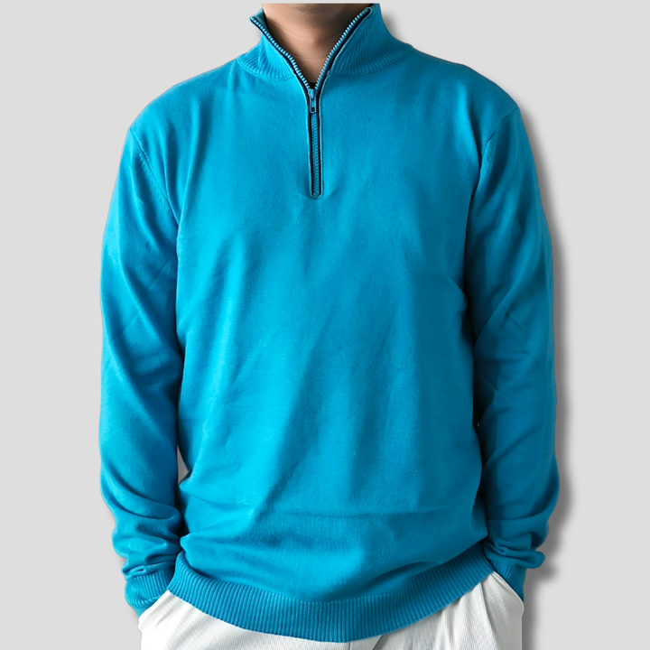 Men’s Half-Zip Sweater – Layered Style with Seasonal Appeal