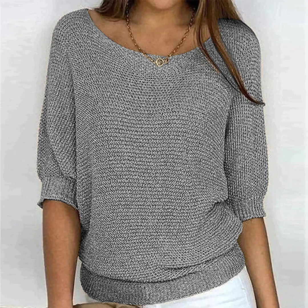 Solid Casual Women's Oversize Sweater Cozy Simplicity for Effortless Everyday Style