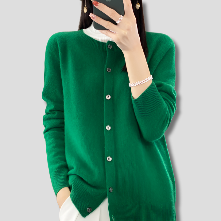 Women’s O-Neck Cardigan