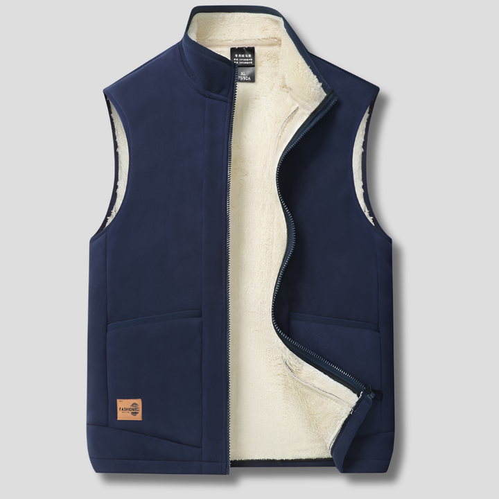 Men’s Lined Winter Vest – Warm and Stylish