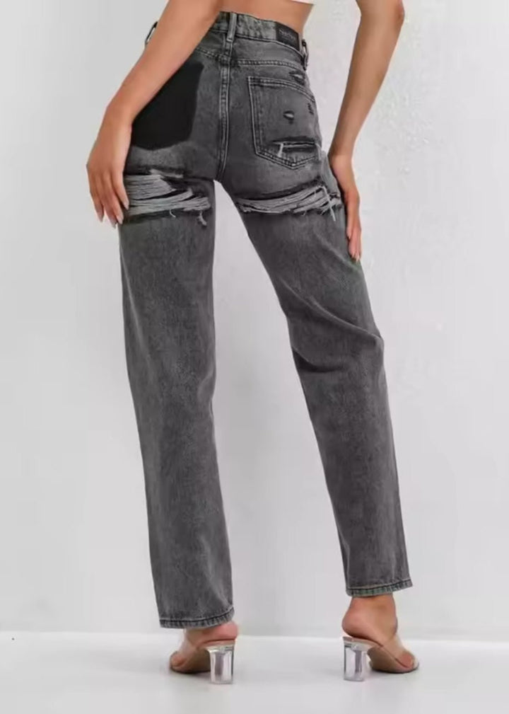 Women's Vintage Ripped Jeans