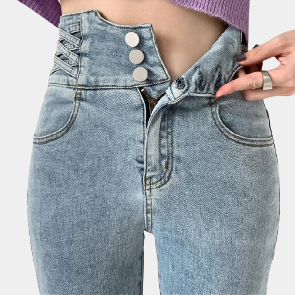 High-Waisted Women's Jeans