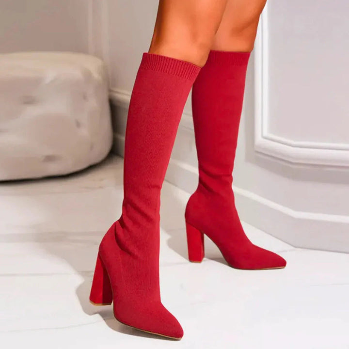 Women's Knee-High Stretch Boots Effortless Elegance with Everyday Comfort