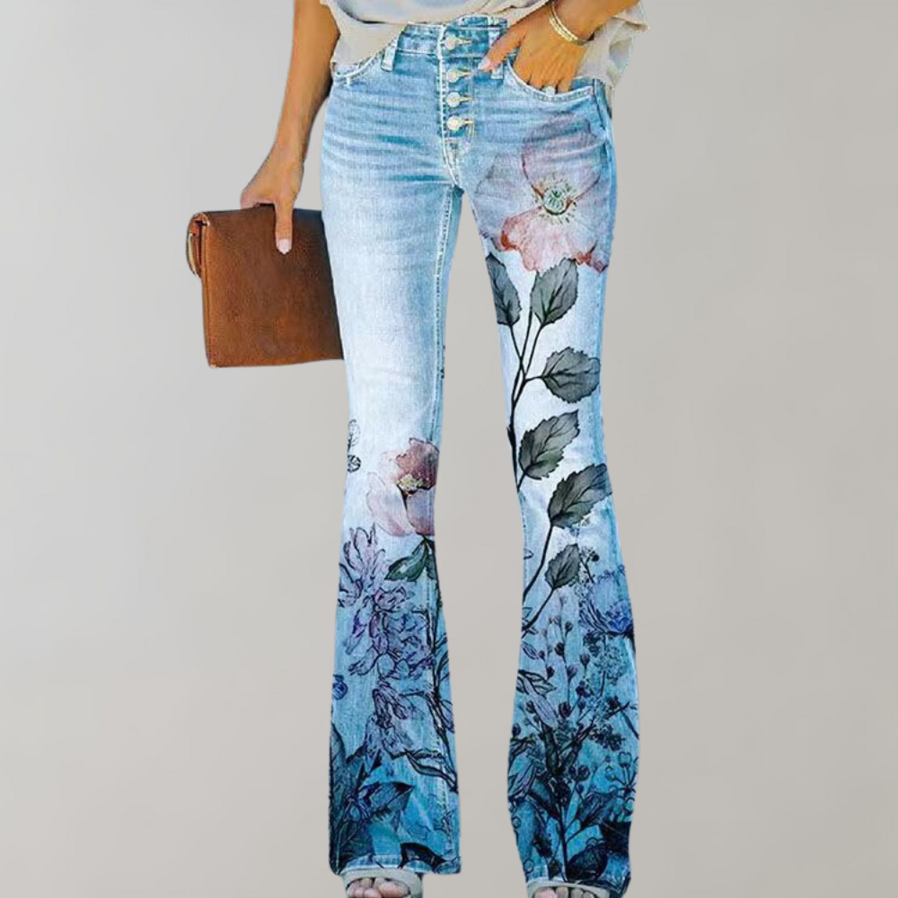 Flare Designed Denim Pants for Women