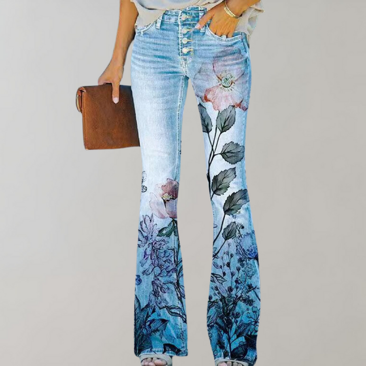 Flare Designed Denim Pants for Women
