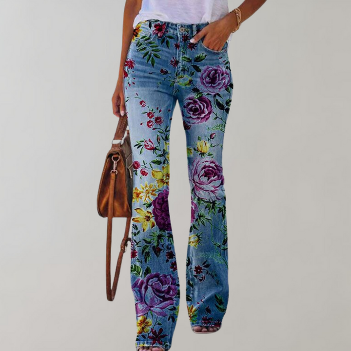 Flare Designed Denim Pants for Women