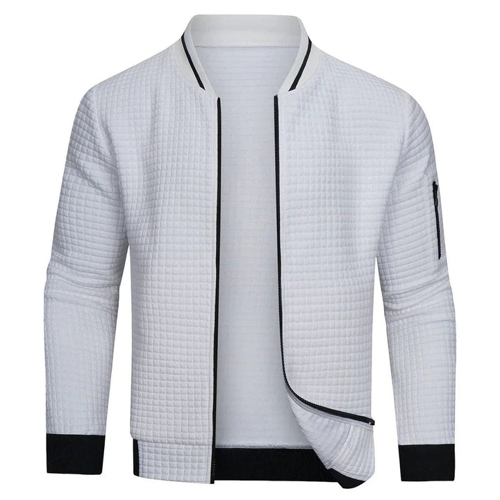 Comfortable and Warm Men's Zip-Up Sweater