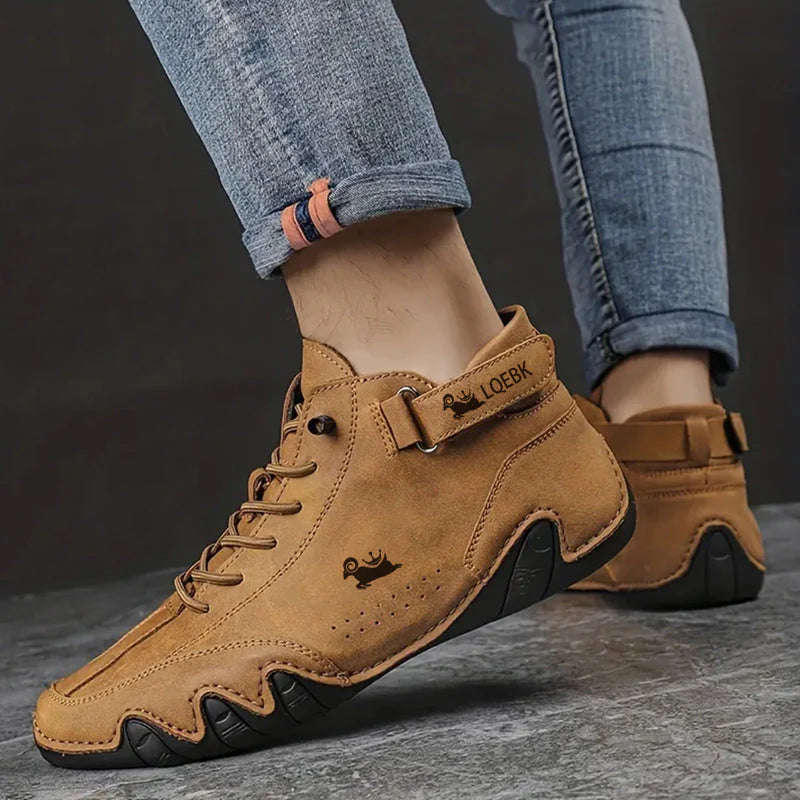 Comfortable Orthopedic Leather Walking Shoes