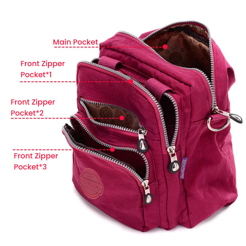 Waterproof Multifunctional Crossbody Bag Versatile Elegance for Everyday Use