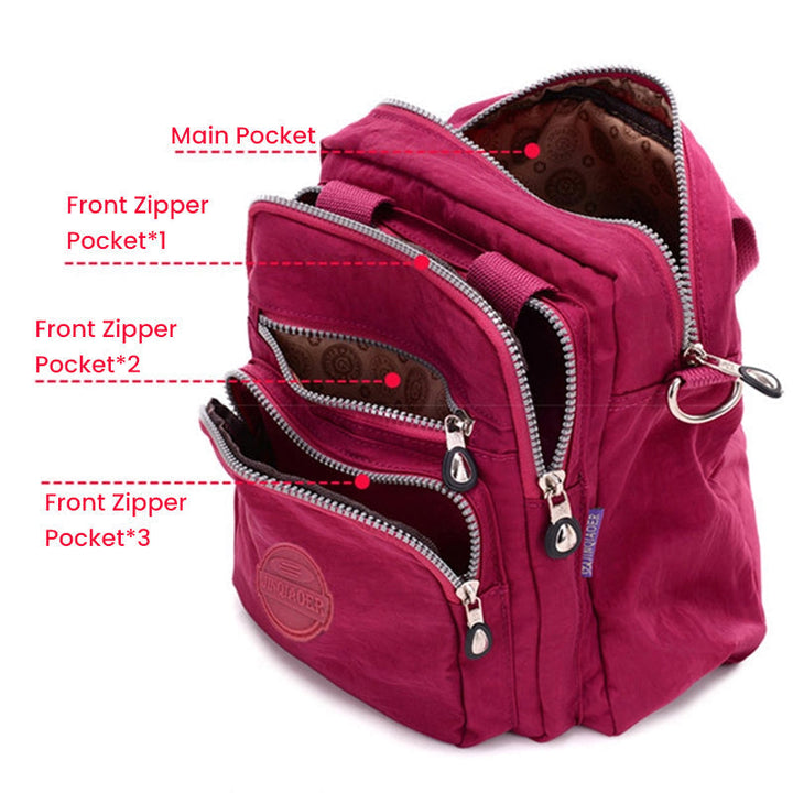 Waterproof Multifunctional Crossbody Bag Versatile Elegance for Everyday Use