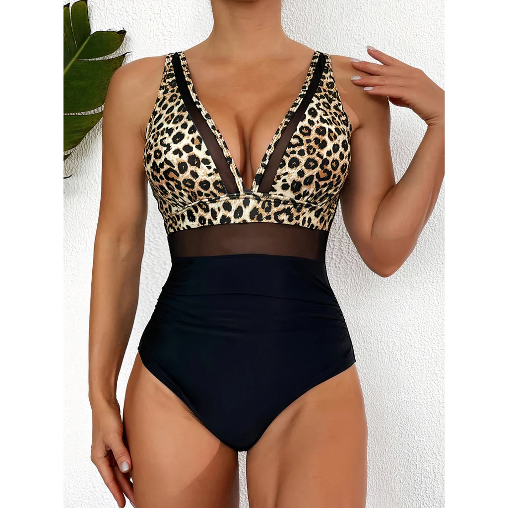 Elegant One-Piece Swimsuit with Flattering Fit