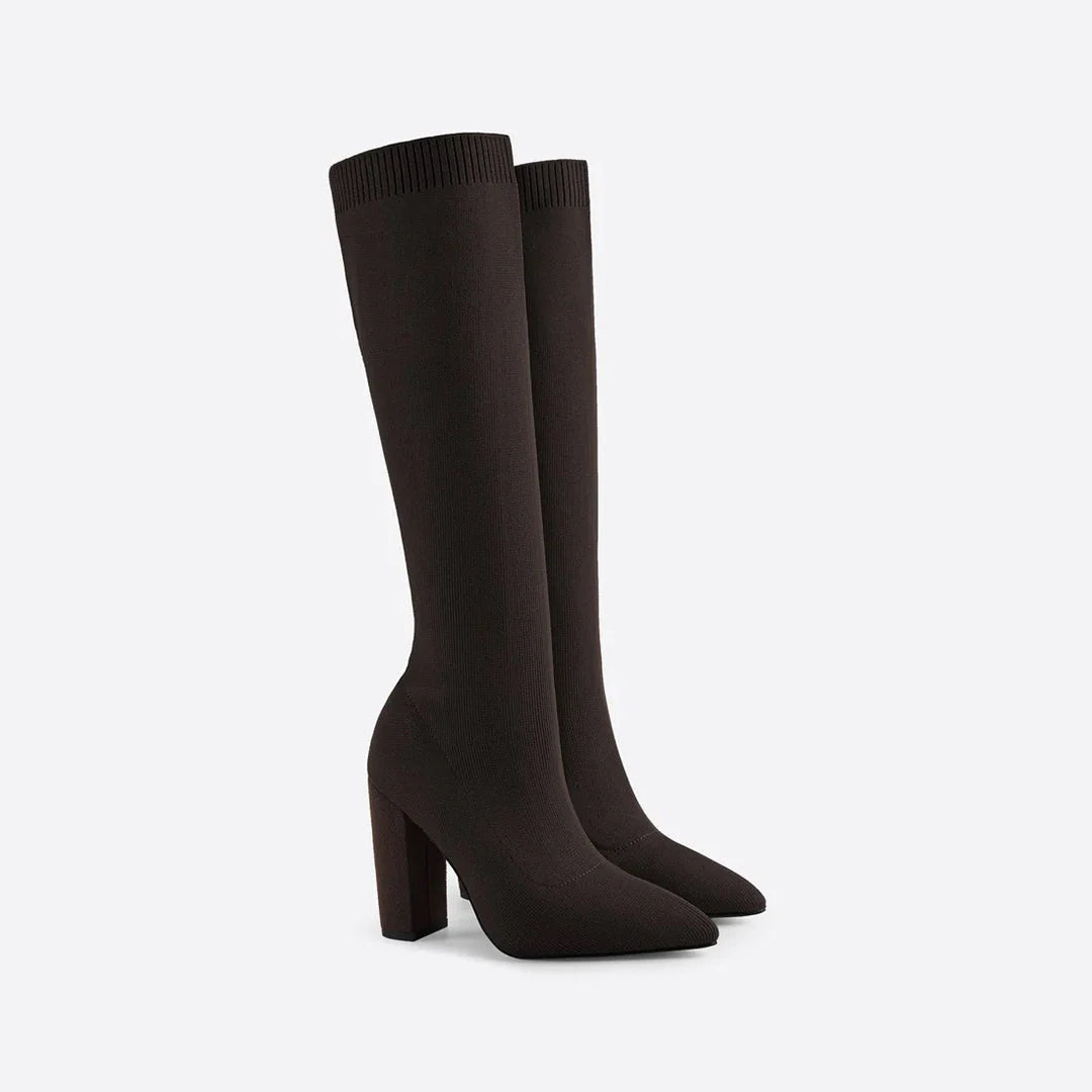 Women's Knee-High Stretch Boots Effortless Elegance with Everyday Comfort