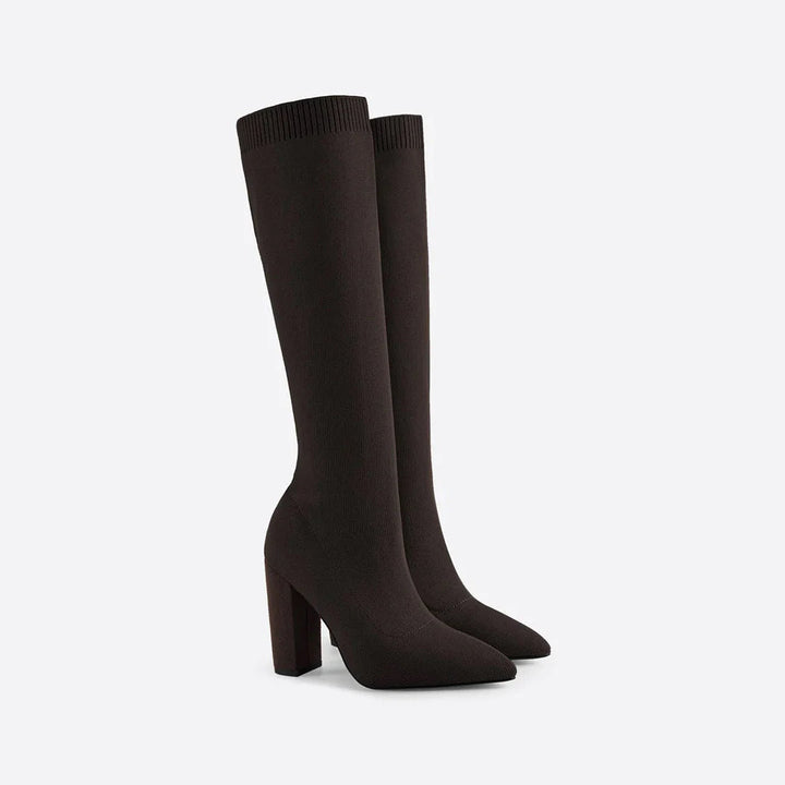Women's Knee-High Stretch Boots Effortless Elegance with Everyday Comfort