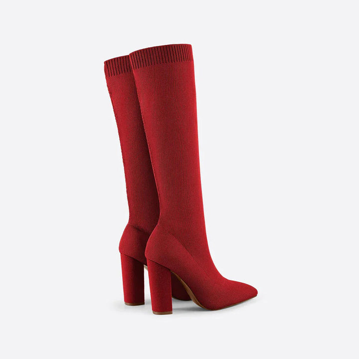 Women's Knee-High Stretch Boots Effortless Elegance with Everyday Comfort