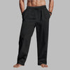 Linen Relaxed Fit Drawstring Trousers
