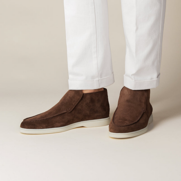 Elegant Calf Suede Men's Loafer Understated Sophistication for Every Occasion