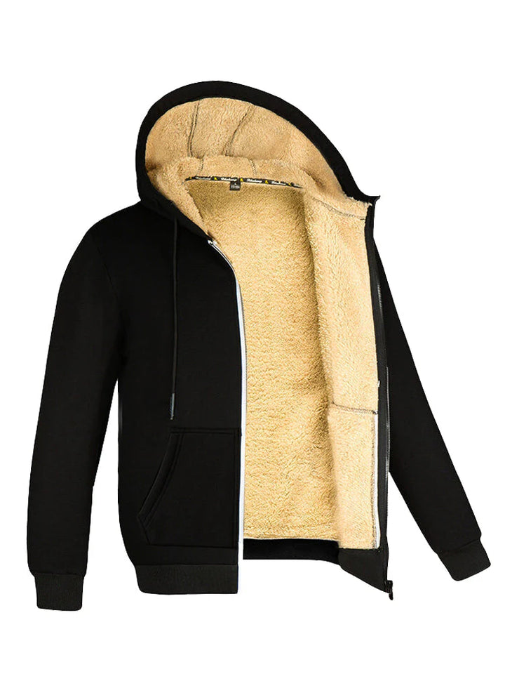 Men’s Fleece Pullover with Fur Lining
