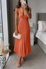 Women's Pleated Maxi Dress Elegant & Flowy