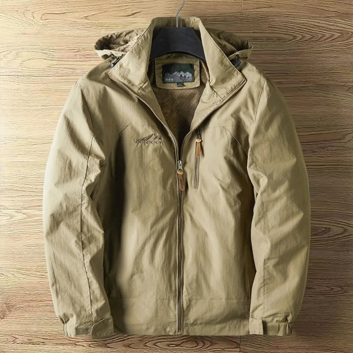 Men’s Waterproof Breathable Outdoor Jacket with Hood