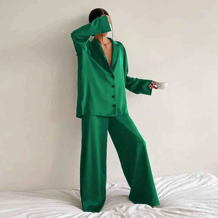 Women’s Satin Loungewear Set