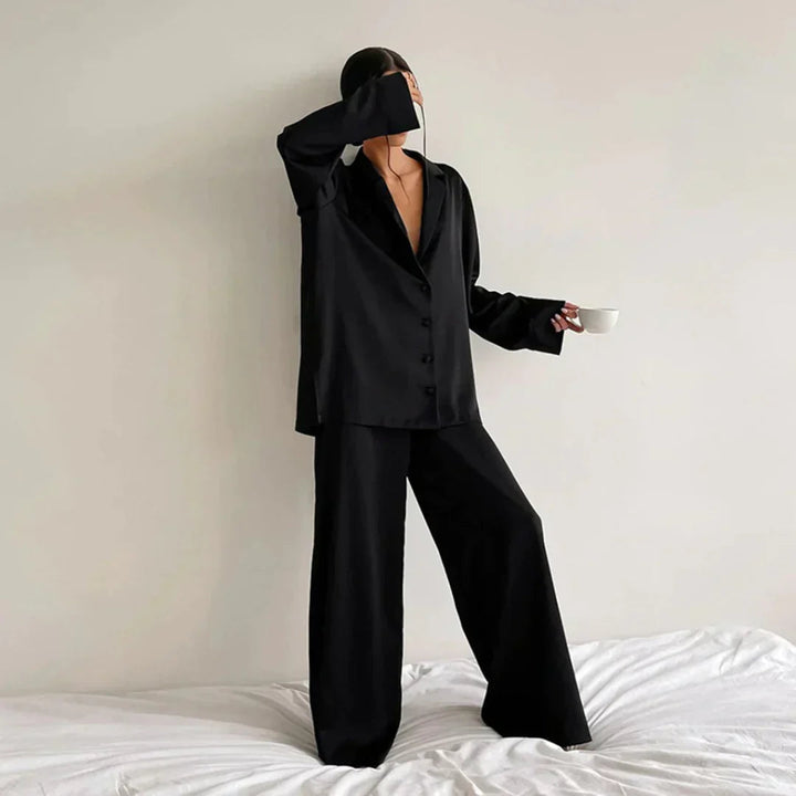 Women’s Satin Loungewear Set