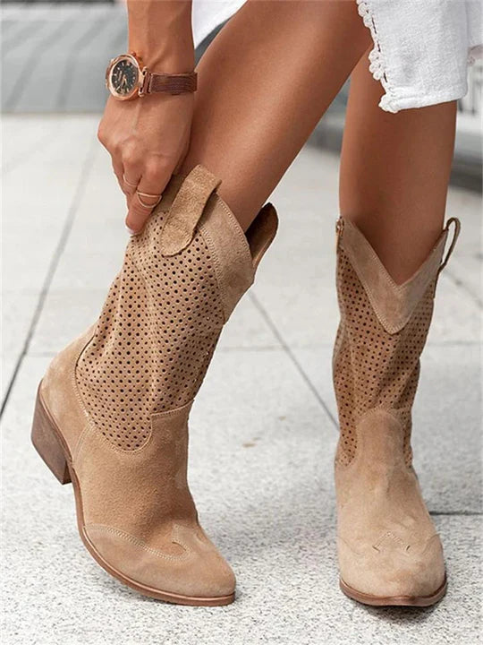 Mid-High Western Cowboy Boots for Women Timeless Western Charm with Modern Comfort
