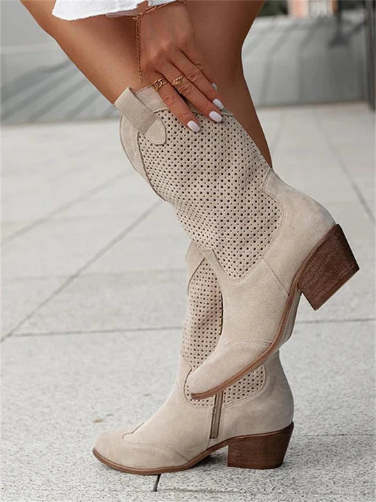 Mid-High Western Cowboy Boots for Women Timeless Western Charm with Modern Comfort