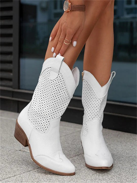 Mid-High Western Cowboy Boots for Women Timeless Western Charm with Modern Comfort