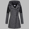 Long Winter Coat with Hood for Women