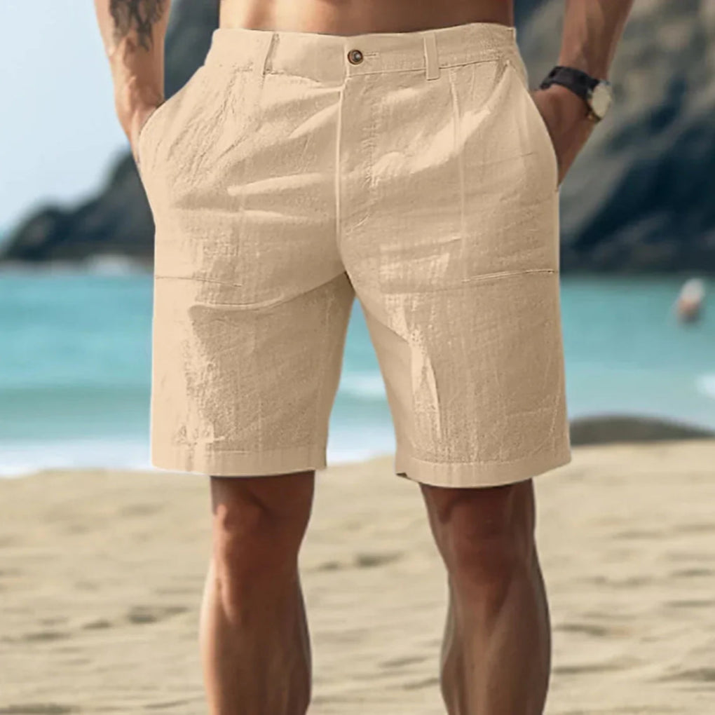 Casual Linen Men’s Shorts
