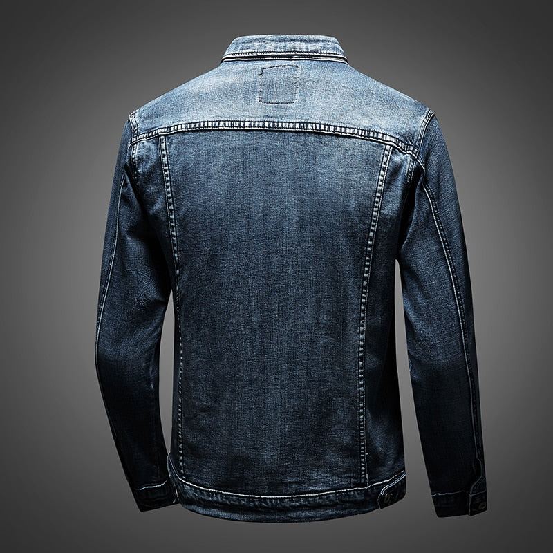 Urban Edge — Classic Denim Meets Biker Attitude