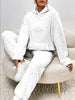 Ultra-Comfortable Teddy Hooded Housesuit Cozy Elegance for Relaxed Moments