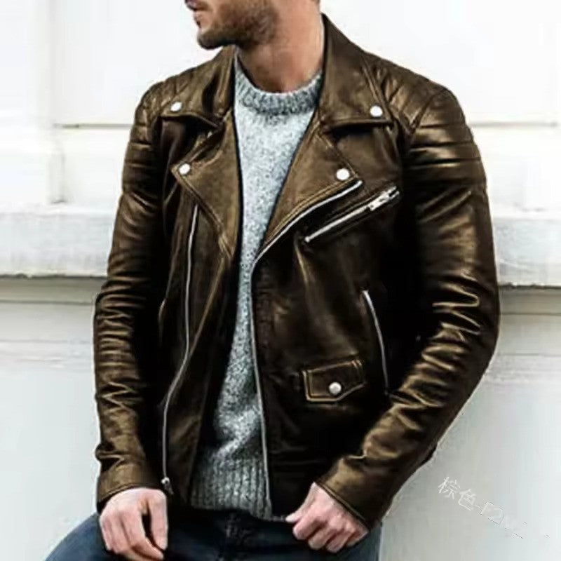 Rider Genuine Leather Biker Jacket