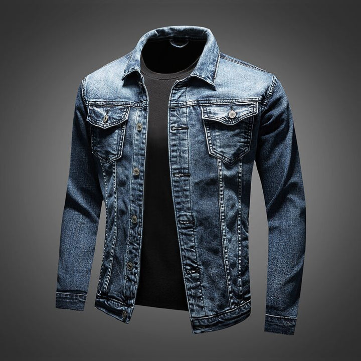 Urban Edge — Classic Denim Meets Biker Attitude