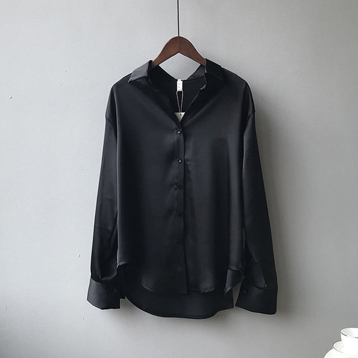 Lana | - Women's vintage silk shirt blouse