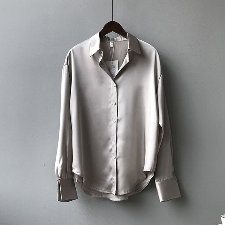 Lana | - Women's vintage silk shirt blouse