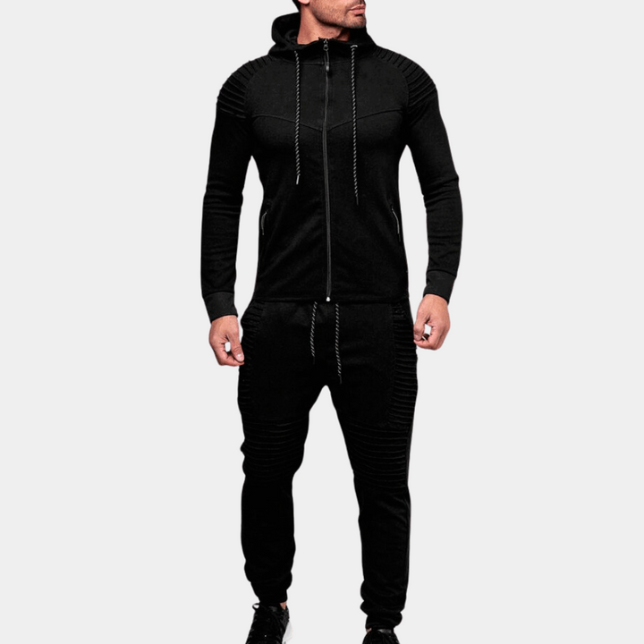 Casual Hooded Tracksuit for Men Modern Comfort Meets Functional Style