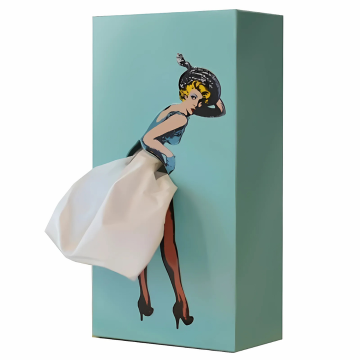 Artistic Skirt Tissue Box for Home Decor