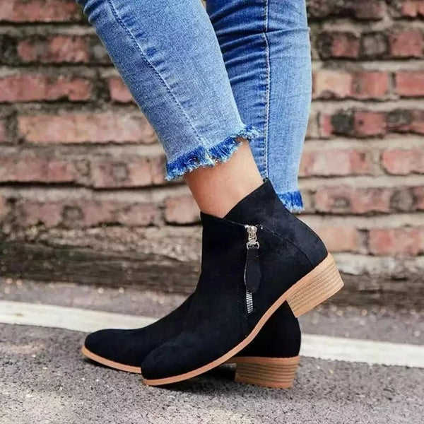 Ivy – Women's Ankle Length Orthopedic Boots | Zipper