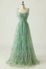 Embroidered Tulle Ball Gown