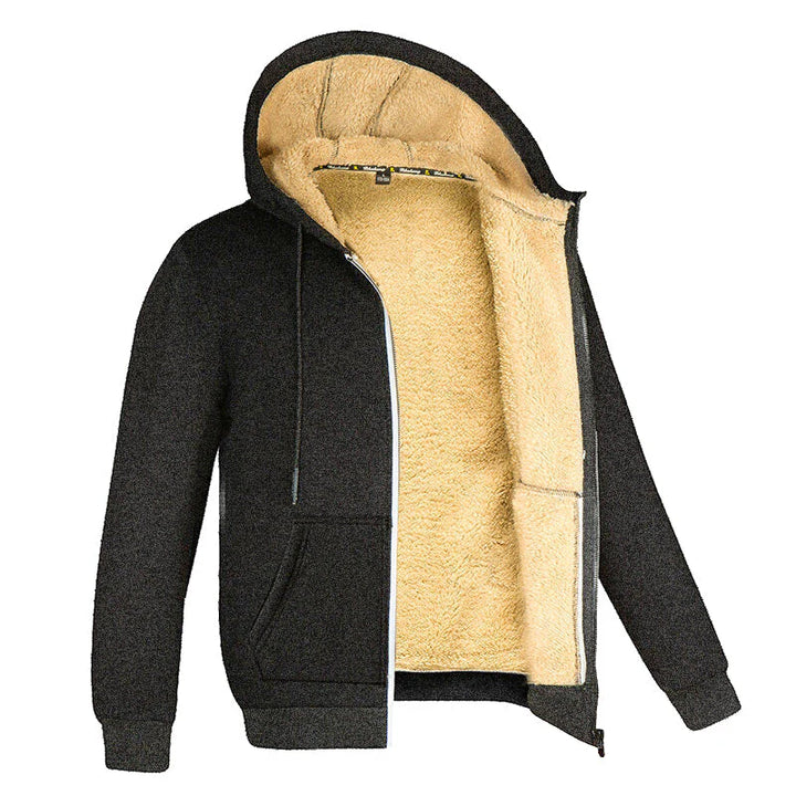 Men’s Fleece Pullover with Fur Lining